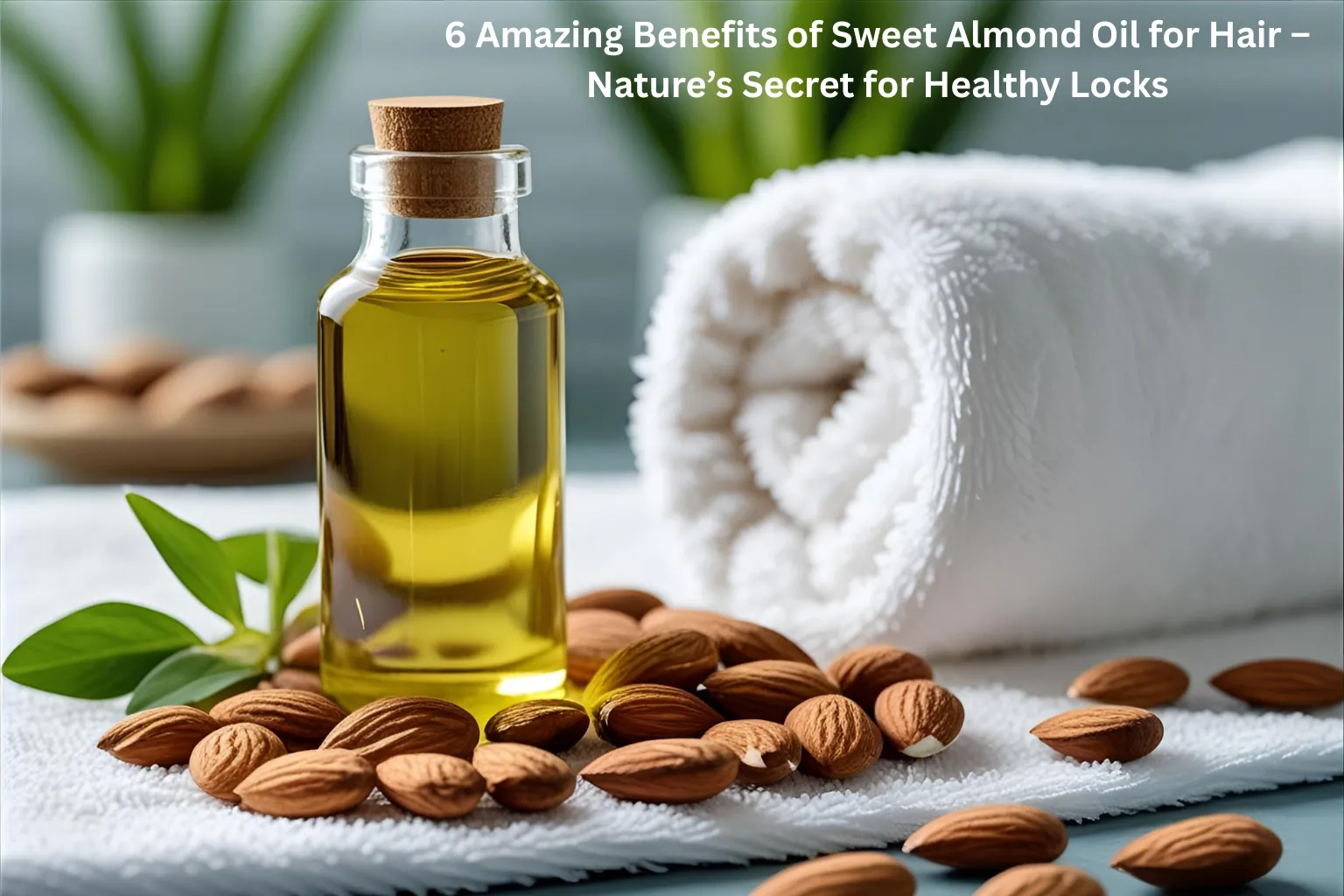 6 Amazing Benefits of Sweet Almond Oil for Hair – Nature’s Secret for Healthy Locks