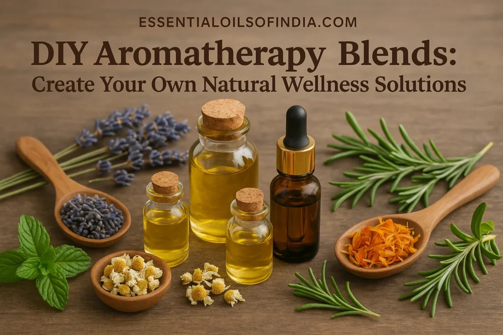 DIY Aromatherapy Blends Create Your Own Natural Wellness Solutions