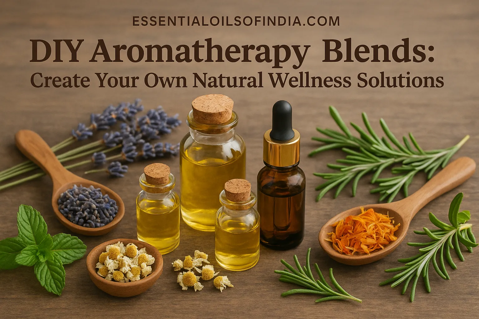 DIY Aromatherapy Blends Create Your Own Natural Wellness Solutions