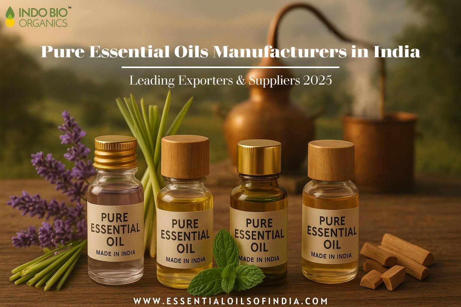 Pure Essential Oils Manufacturers in India | Leading Exporters & Suppliers 2025