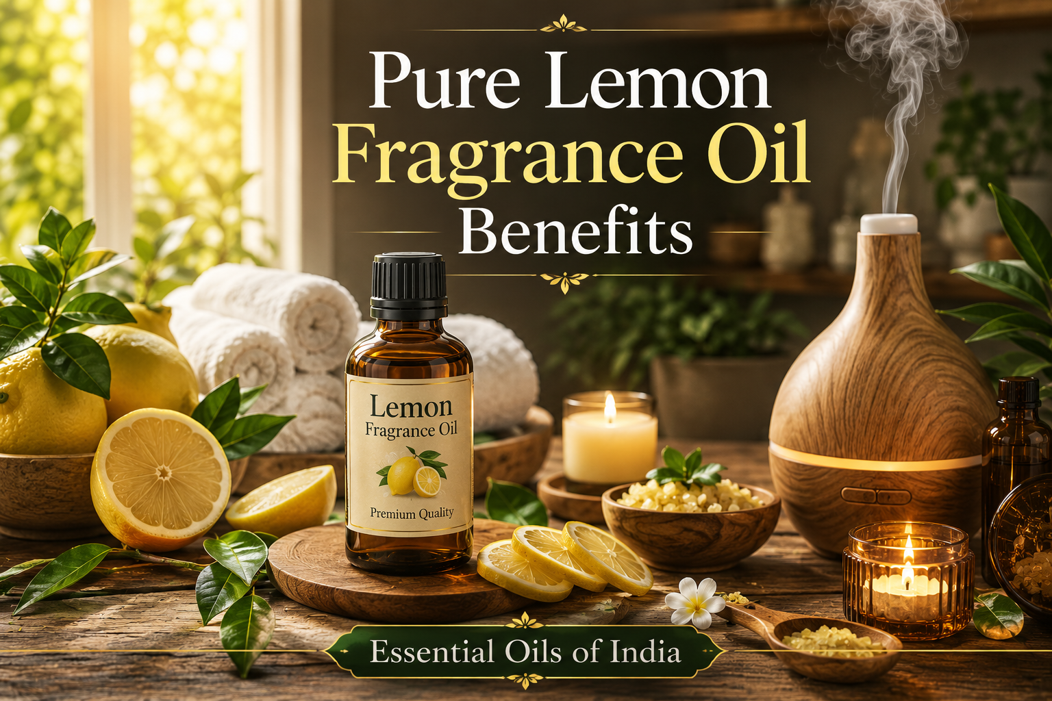 Pure Lemon Fragrance Oil Benefits