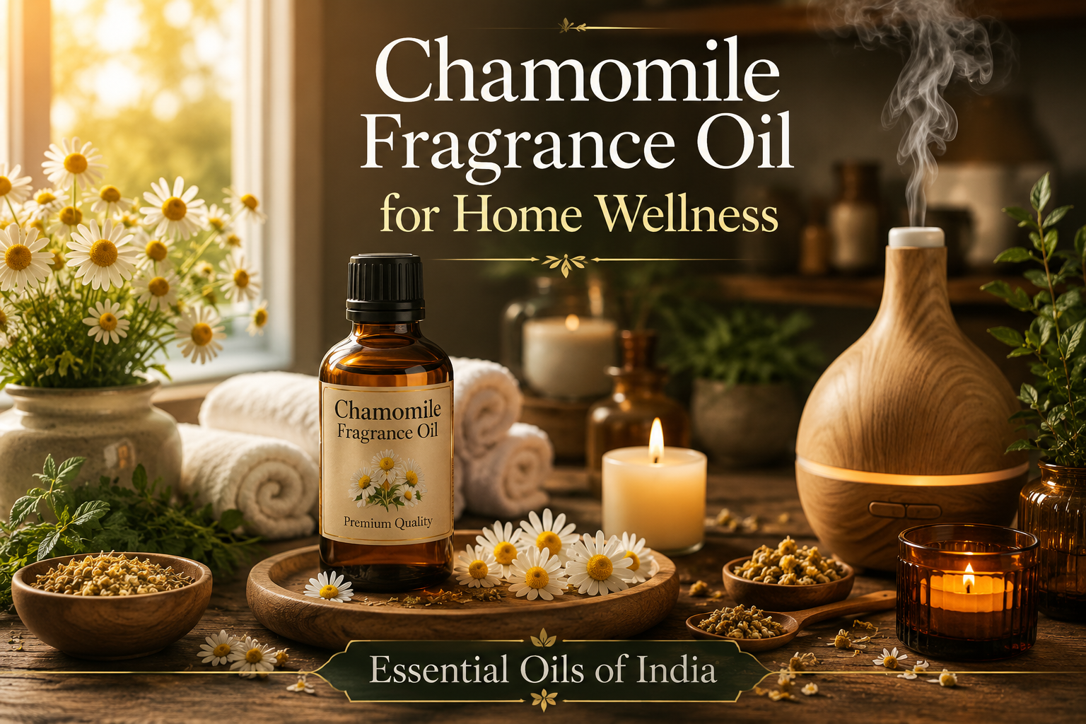 Chamomile Fragrance Oil for Home Wellness