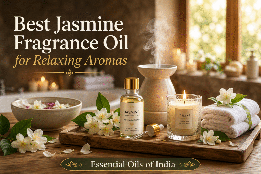 "The best jasmine fragrance oil for relaxing aromas