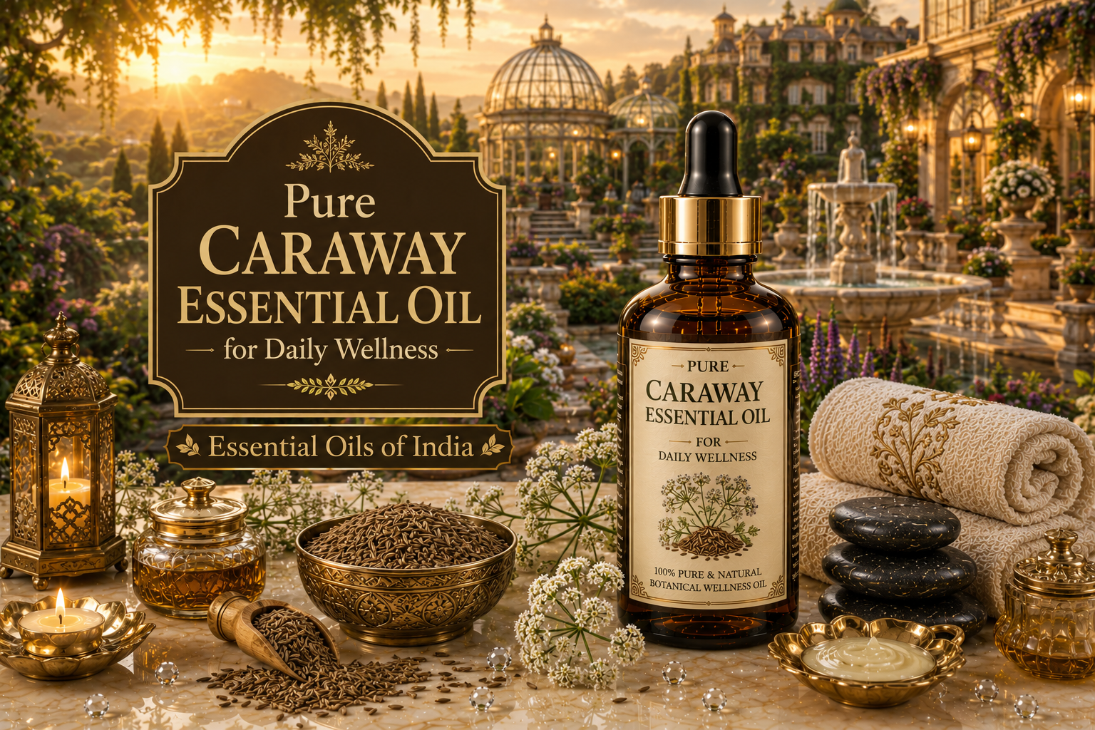 Pure Caraway Essential Oil for Daily Wellness