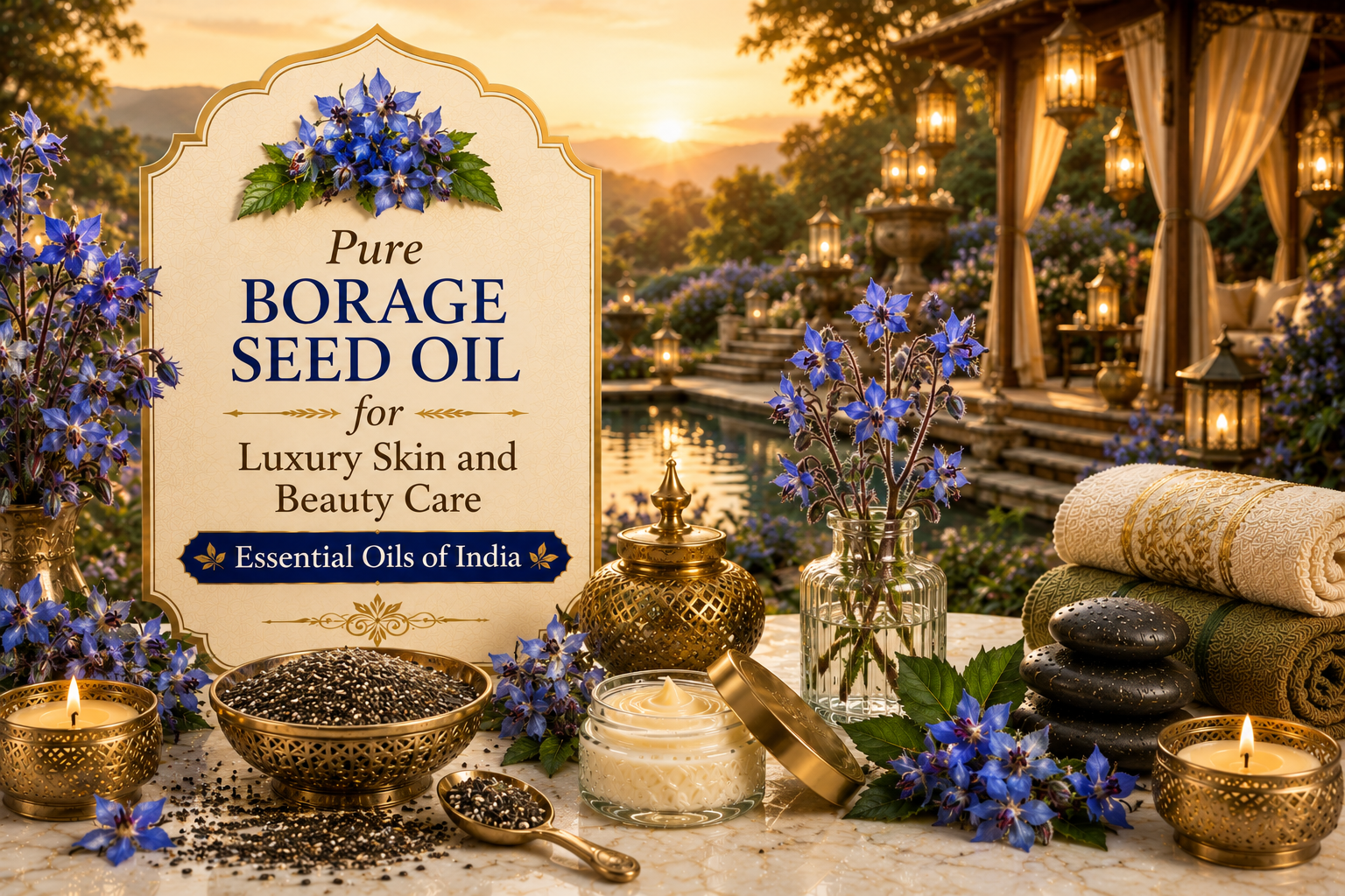 Pure Borage Seed Oil for Luxury Skin and Beauty Care