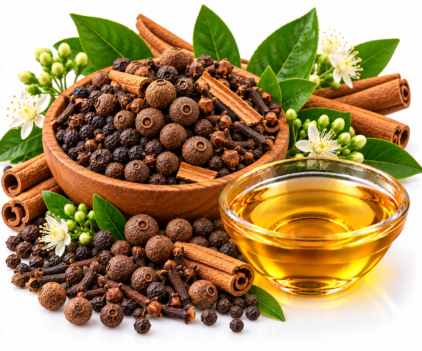 Gourmet Spice Bowl with Golden Oil